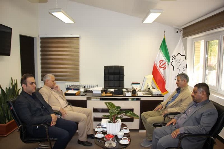 دیدار دهیار و شورای اسلامی روستای آهار با بخشدار